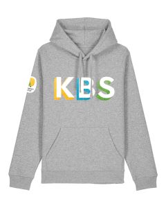 Hooded Sweater KBS Unisex Grey Melange